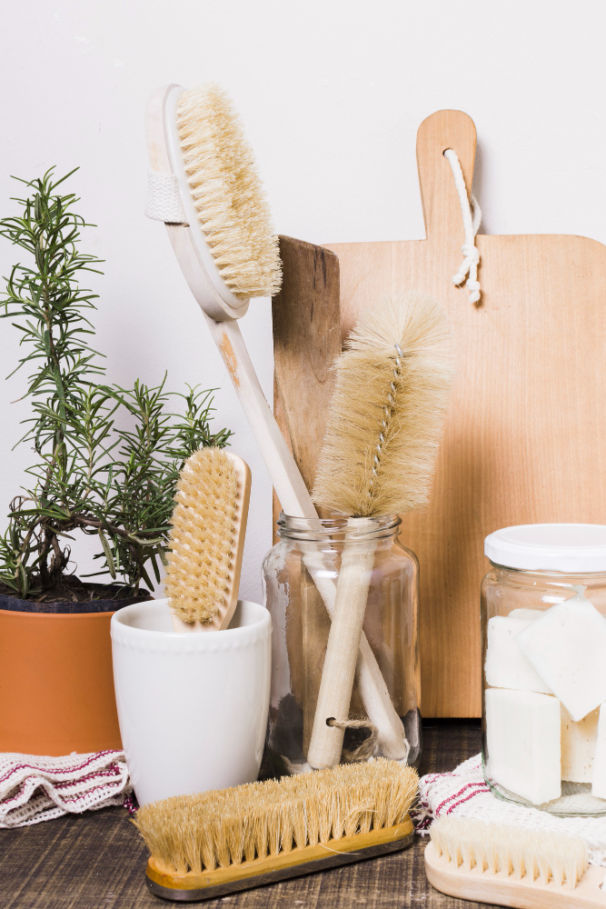 front-view-arrangement-zero-waste-products-table